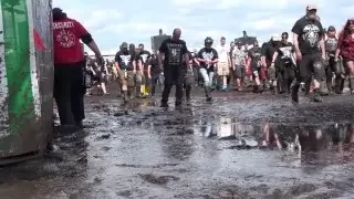 2015 WOA SSK-Lagerleben und Regen in Wacken