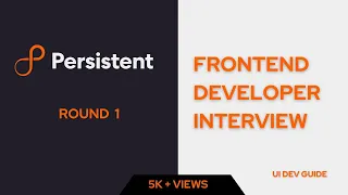 Persistent systems interview experience | angular interview questions and answers @uidevguide