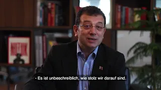Grußworte vom Oberbürgermeister von Istanbul zum Neujahrsempfang 2022