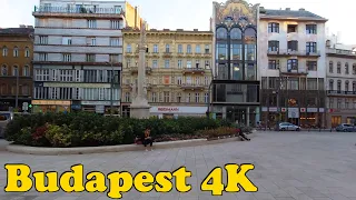 Budapest, Hungary. Walking tour [4K].