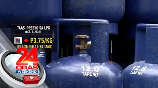 LPG, may taas-presyo sa unang araw ng Oktubre; rollback sa gasoline at kerosene... | 24 Oras Weekend