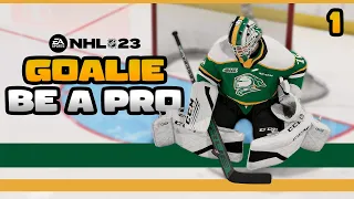 NHL 23 GOALIE BE A PRO #1 *TJ RETURNS*