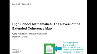 The Extended Coherence Map (March 2019 Webinar)
