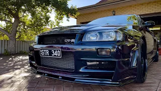 750+HP R34 GT-R cold start