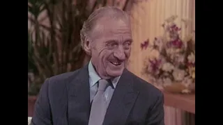 Merv talks to David Niven, 1981