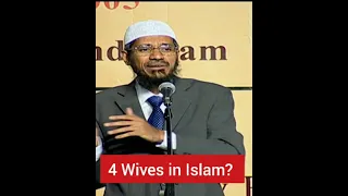 4 Wives in Islam? Dr Zakir Naik #shorts
