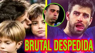 💥La EMOTIVA OVACIÓN de Gerard Piqué en su ADIÓS DEFINITIVO al Barcelona con los HIJOS de Shakira