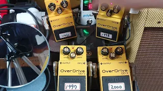 od3 OD-3 Overdrive(BOSS) Produced in 1997/1998/2000/Lately+Fender Relic Guitar+Fender Blues Amp