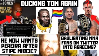 JON JONES DUCKING ONCE AGAIN? Calls Out Pereira Next Not Aspinall? Gaslights MMA Fans?