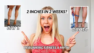 SLIM CALVES IN 2 WEEKS EXPERIMENT | Do You Lose Inches from Stretching?!
