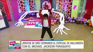 Michael Jackson paraguayo en el Halloween de VLT