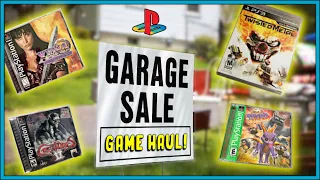 PLAYSTATION Garage Sale Game Haul! || Playstation Game Hunting