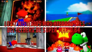 Los 7 Misterios y Teorías más aterradoras del Iceberg de Super Mario 64 🏔️ l Parte 1