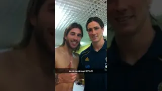 Đôi bạn thân Fernando Torres và Sergio Ramos 😍