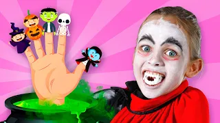 Finger Family Halloween Kids Songs | Maya Mary Mia