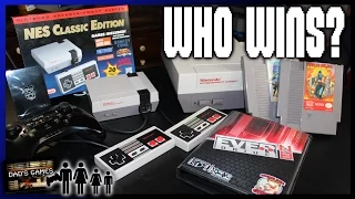 WHO WINS? | NES Mini vs Raspberry Pi 3 vs Original NES | Dad's Games