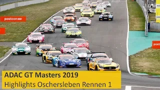 ADAC GT Masters Highlights Rennen 1 Oschersleben 2019