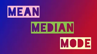 MEAN MEDIAN MODE || Ungrouped Data || Measures of Central Tendency