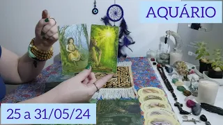 ♒ AQUÁRIO ⦁ 25 a 31/05/24 ⦁ 🛡️👁️🐍 VOCÊ SERÁ TENTADO ORAI E VIGIAI E AO MENOR SINAL DE FUMAÇA CORTE.