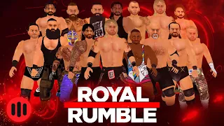 WWE ROYAL RUMBLE 2021 Highlights | WR3D 2K20