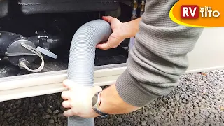 Genius RV Sewer Hose Storage Idea