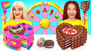 Rich vs Poor Cake Decorating Challenge | Expensive & Cheap Chocolate Competition by RATATA POWER