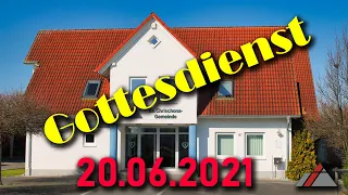 Gottesdienst - Sonntag, 20.06.2021