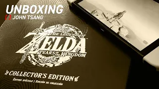 [No Music] Zelda Tears of the Kingdom - Collector's Edition | ASMR Unboxing