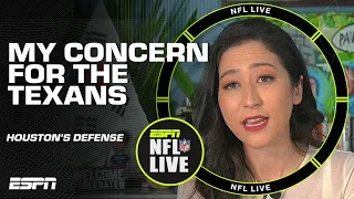 My biggest concern for the Texans is their defense on the backend | NFL Live