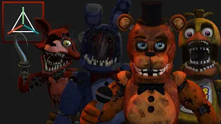 Withered Animatronics Pack for PRISMA 3D - Improved and Optimized HW Models DOWNLOAD (P3D)