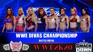 WWE 2K20 | WWE DIVAS CHAMPIONSHIP | SMACK DOWN | PC GAMEPLAY IN 2021 | WRESTLING GAMEPLAY| CHAMPIONS