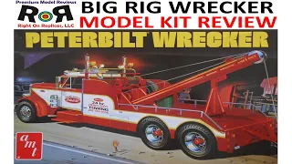 Peterbilt Wrecker 1:25 Scale AMT 1133 -Model Kit Build & Review