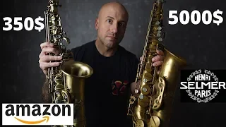 $350 Saxophone vs Selmer Mark VI (English subtitles)