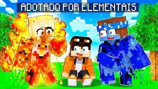 Adotado por ELEMENTAIS FOGO e ÁGUA no Minecraft!