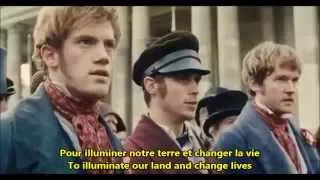 Les Misérables Volonte du Peuple French English Lyrics Paroles Version Do You Hear the People Sing?