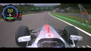 F1 2013 - Button Onboard Lap in Belgium