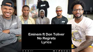 First Time Hearing Eminem ft Don Toliver - No Regrets