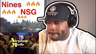 HARLEM NEW YORKER REACTS to UK RAPPER! Nines - Airplane Mode feat NSG (Official Video)