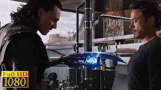 The Avengers (2012) - Tony Stark and Loki Conversation & Mark VII Suit Up Scene (1080p) FULL HD