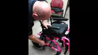 How to assemble & deassemble a Zippy TS Wheelchair