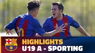 [HIGHLIGHTS] Under 19 A - Sporting (1-1) Copa del Rey