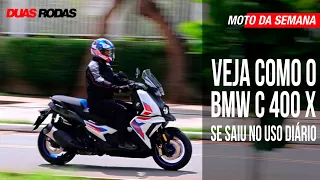 MOTO DA SEMANA: VEJA COMO O BMW C 400X SE SAIU NO USO DIÁRIO.