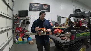 How to crank a hard to start Stihl MS250 Chainsaw