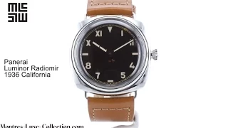 Panerai Luminor Radiomir 1936 California Réf. PAM00249