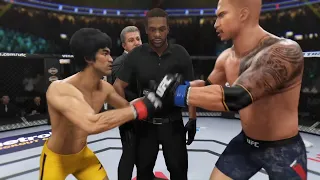 Bruce Lee vs. Dwayne Jonson (EA sports UFC 3)