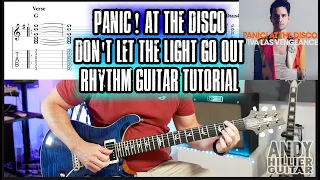 Panic At The Disco - Don't Let The Light Go Out Rhythm Guitar Tutorial