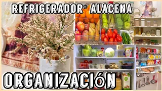 IDEAS DE ORGANIZACIÓN y LIMPIEZA EN ALACENA - NEVERA - DECORACIÓN SENCILLA de Valentine’s en pantry