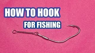 How to fishing Hook , Catfishing with hand forged fish hooks!