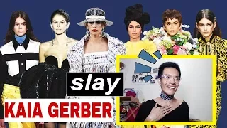 REACTION VIDEO: Kaia Gerber Runway Walk Milan Fashion Week 💃 | Kennard Diaries 31