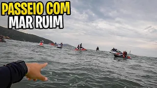 Passeio com mar RUIM! Aventuras de um passeio mensal.